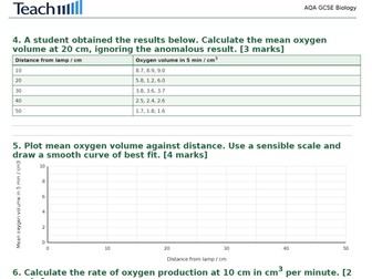 AQA GCSE Biology Complete Worksheets & Answers