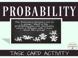 Probability Task Card Activities
