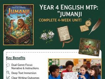 Year 4 English Unit Plan Jumanji