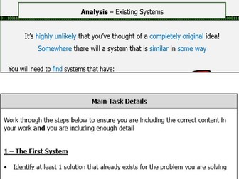 A Level NEA - Analysis (Existing Solutions)