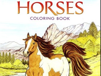 Horse Coloring Book for Kids