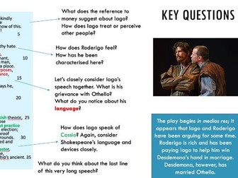 'Othello' complete unit of work