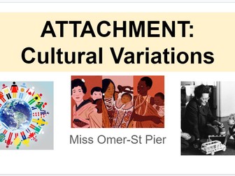Attachment 8 - Cultural Variations in Attachment