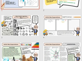 Initial Ideas - Generic - Editable Slide and Worksheet
