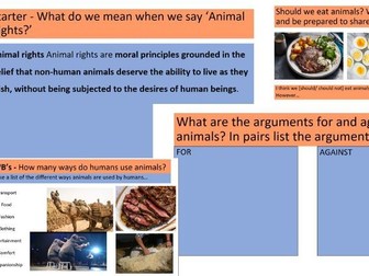 Use of animals and animal testing