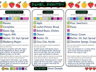 Pixel Pantry: Healthy Eating Activity