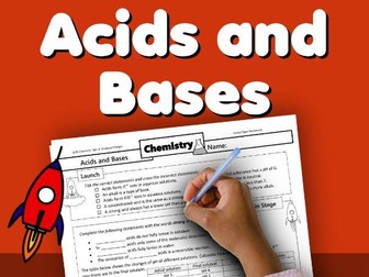 Acids and Bases Home Learning Worksheet GCSE