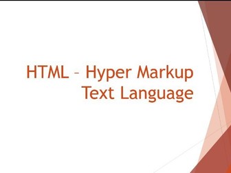 Basic Instructions for HTML
