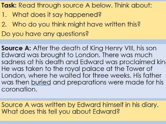 Edward VI lesson