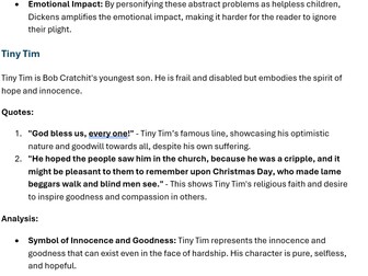 AQA A Christmas Carol, Revision Guide