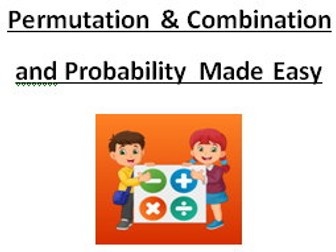 Permutation & Combination & Probability