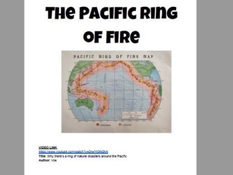 Pacific Ring of Fire Join the Dots worksheet