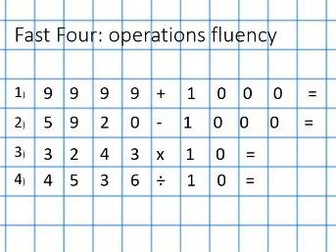 Maths Weekly MOT - Year 6