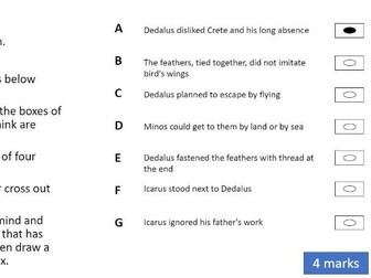 AQA Language Paper 2 The Myth of Dedalus and Icarus