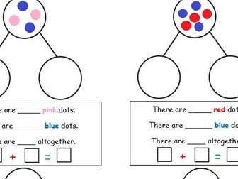 Part whole model for addition Year 1