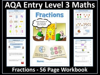 Fractions - AQA Entry Level 3 Maths