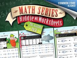 Pre-algebra Worksheets: Riddle-Me-Worksheets – Math Riddles | Teaching