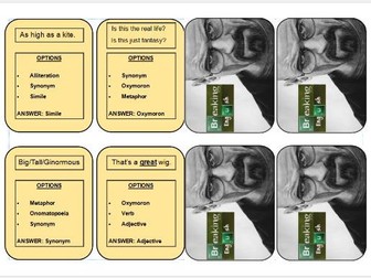 Language Devices Revision Cards Exercise