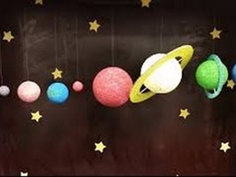 Making a model of the solar system