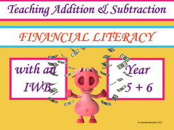 Financial Literacy - working with Addition and Subtraction