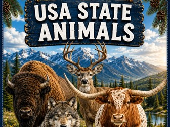USA State Animals Flashcards