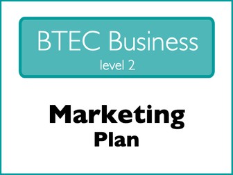 Business studies: Marketing Plan