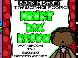 Black History - Influential People - Henry "Box" Brown (Bilingual Set)