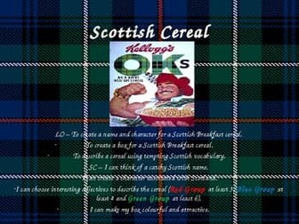 Scottish Cereal Box Challenge