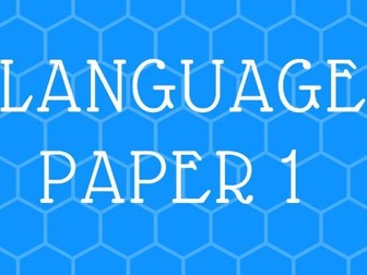 AQA GCSE Language paper 1 (9-1)