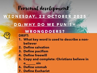 AQA Religious studies Theme E lesson bundle