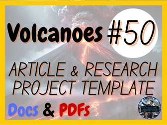 Volcanoes | Science Research Project + Article #50 | Earth Science | Geology