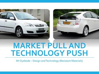 Market Pull and Technology Push