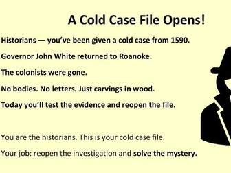What happened to the lost colony of Roanoke? Historical cold case.