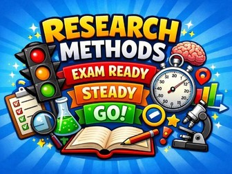 AQA Psychology 7182 New Spec Research Methods Full Set