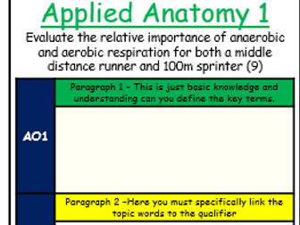 GCSE PE Extended Answer Booklet