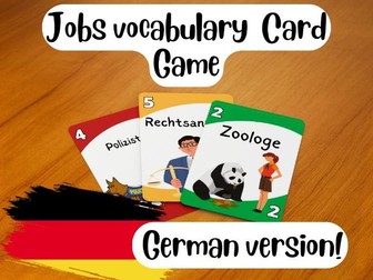 Vocabulary UNO: Jobs (German)