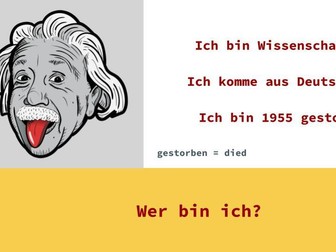 KS3 German End of Year Quiz