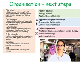 GCSE Biology Next Steps and Related Careers