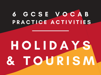 GCSE German 'Holidays' Vocabulary Worksheet