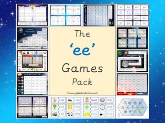 The 'ee' Phonics Games Pack (Phase 3)