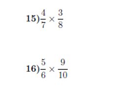 Multiplying fractions worksheet no 3 (with solutions)