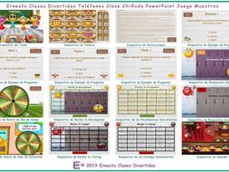Telephones Kooky Class Spanish PowerPoint Game