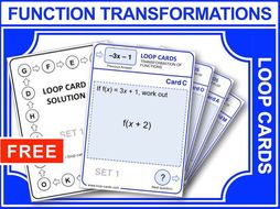 Transformation of Functions (Loop Cards)