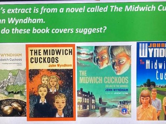 AQA GCSE English Language Paper 1- Question 3-  Updated for 2026 The Midwich Cuckoos Exam