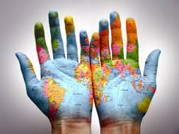 Global issues: Right to Education, describing photos of schools from around the world