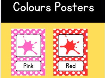 Colours Posters