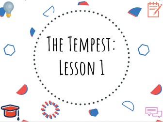 The Tempest Introductory Lesson #TheTempest #Shakespeare #GCSE