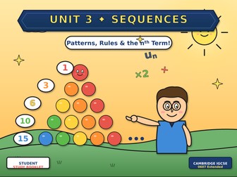 Unit 3 Cambridge IGCSE Maths Sequences