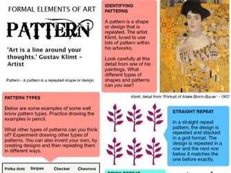 Pattern - Formal Elements of Art 6