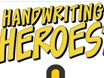 Handwriting heroes / Handwriting reward scheme